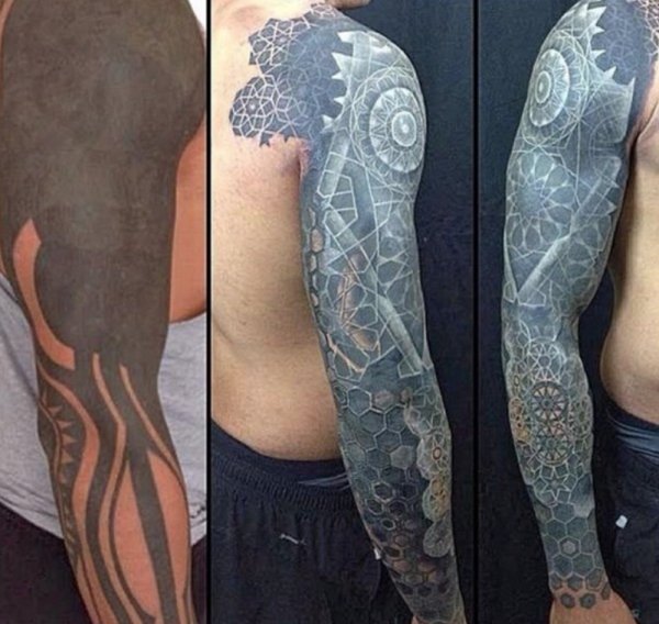 Фотография: Вторая жизнь: 30 крутых татуировок-перекрытий №10 - BigPicture.ru