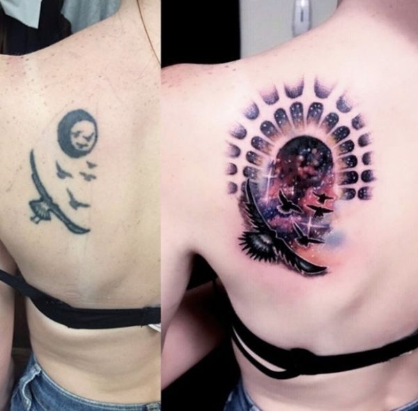 Фотография: Вторая жизнь: 30 крутых татуировок-перекрытий №31 - BigPicture.ru