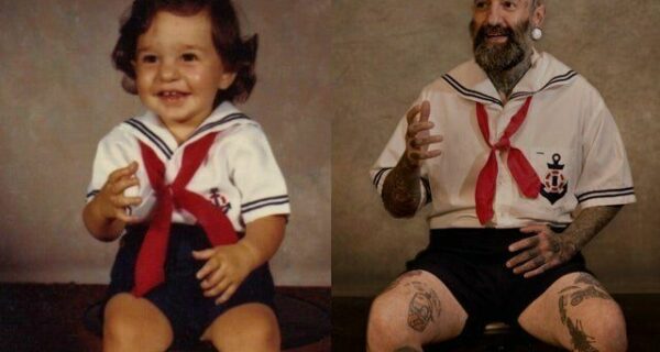 22 милых сердцу кадра из семейных альбомов, воссозданные годы спустя