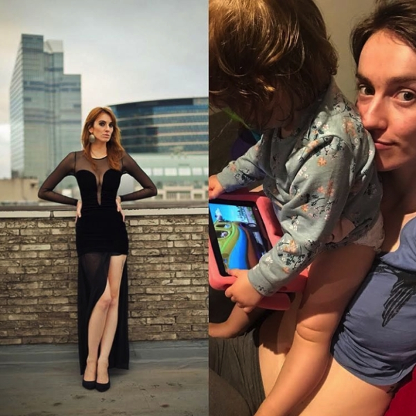 Фотография: 14 забавных фото людей до и после того, как они стали родителями №5 - BigPicture.ru