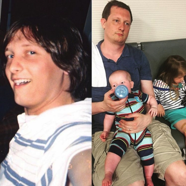 Фотография: 14 забавных фото людей до и после того, как они стали родителями №14 - BigPicture.ru