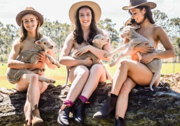 Австралийские студенты-ветеринары разделись для борьбы с самоубийствами