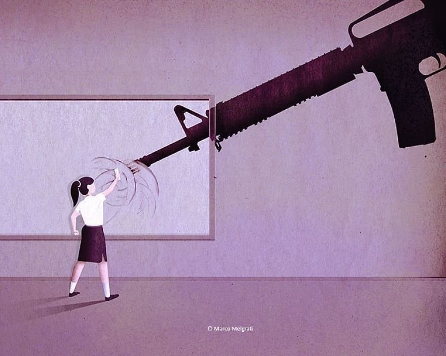 Фотография: Печальная правда о современной жизни: 20 провокационных иллюстраций Марко Мелграти №7 - BigPicture.ru