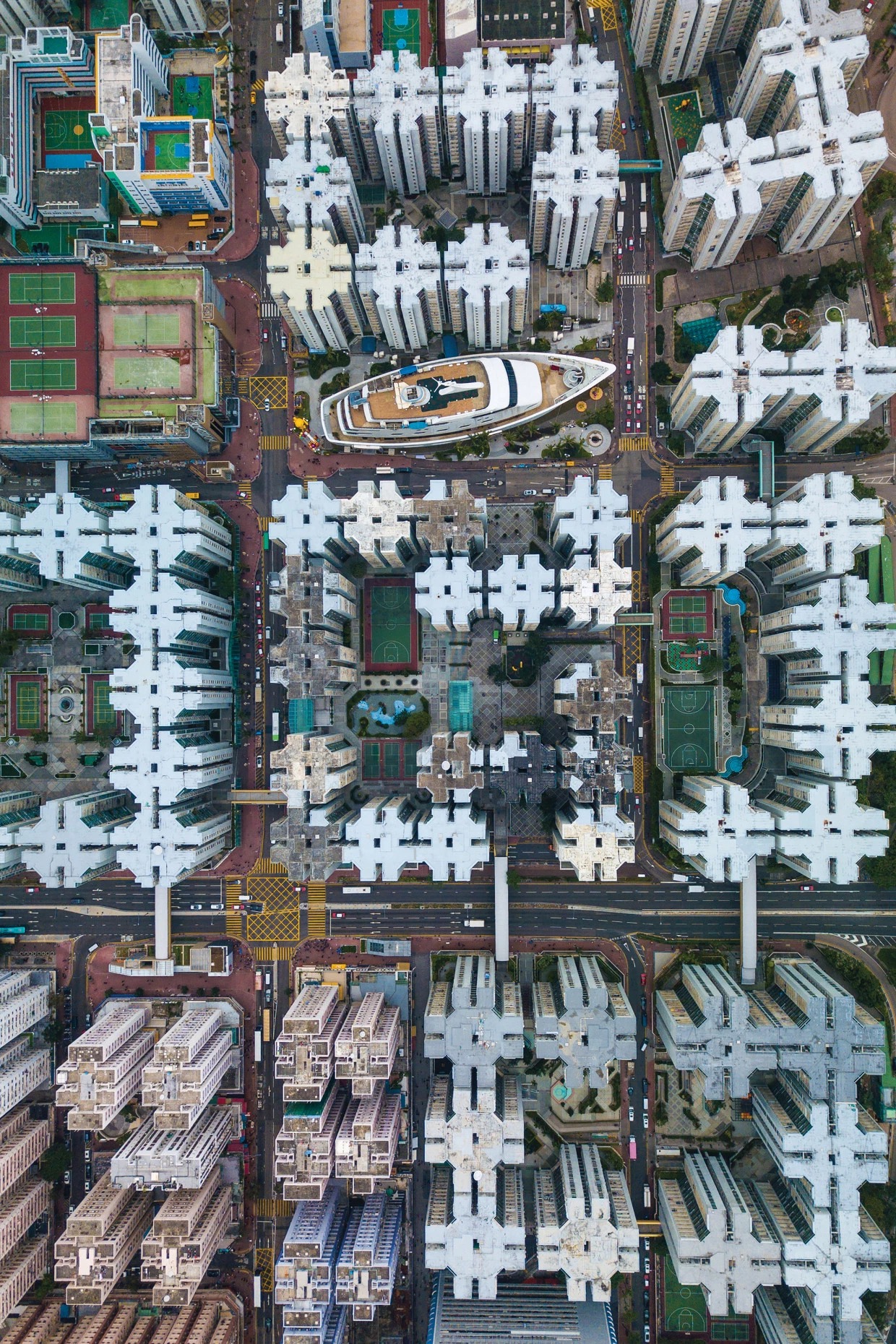 Фотография: Головокружительно: 25 потрясающих аэроснимков самых красивых мегаполисов мира от Райана Купманса №7 - BigPicture.ru