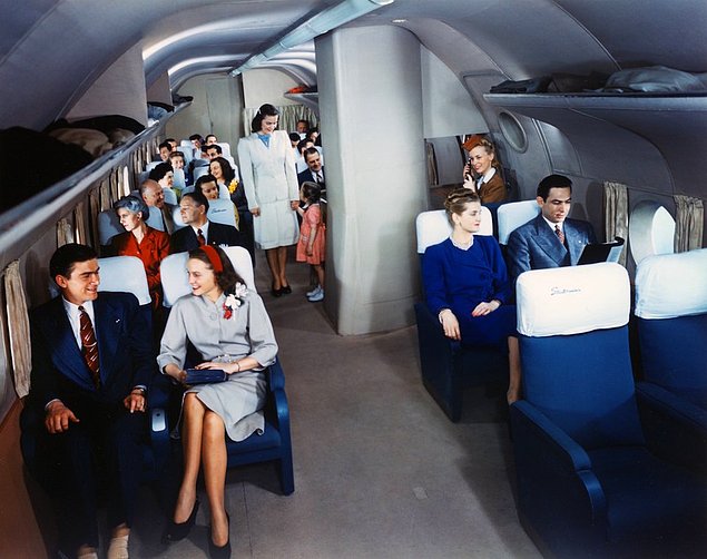 Фотография: Винтажная роскошь: как пассажирские перелеты выглядели в 50-х №3 - BigPicture.ru