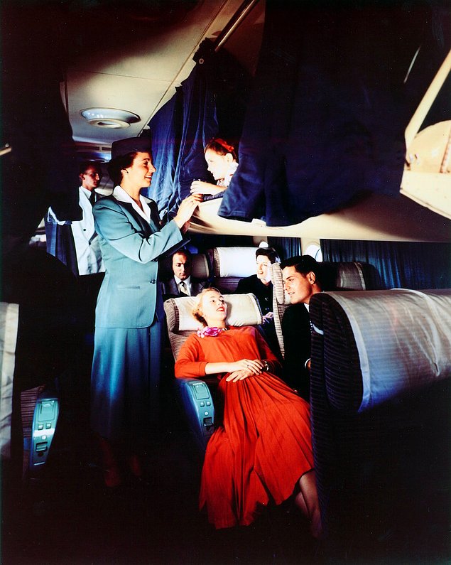 Фотография: Винтажная роскошь: как пассажирские перелеты выглядели в 50-х №5 - BigPicture.ru