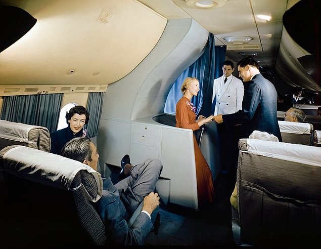 Фотография: Винтажная роскошь: как пассажирские перелеты выглядели в 50-х №9 - BigPicture.ru