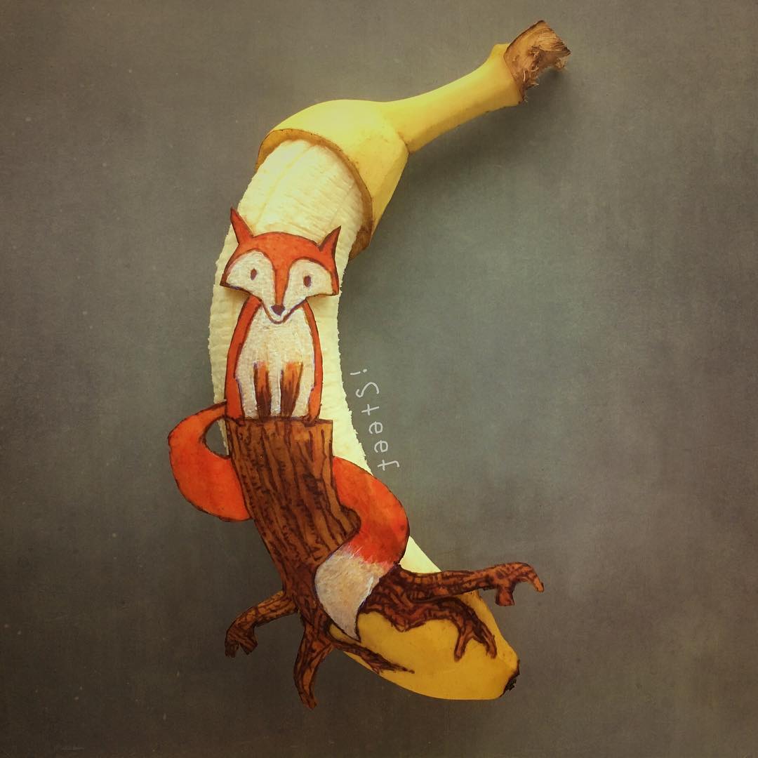 Фотография: Назло мрамору: скульптор отсекает лишнее от бананов №11 - BigPicture.ru