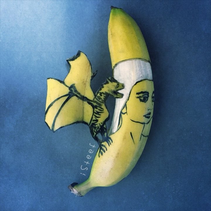 Фотография: Назло мрамору: скульптор отсекает лишнее от бананов №20 - BigPicture.ru