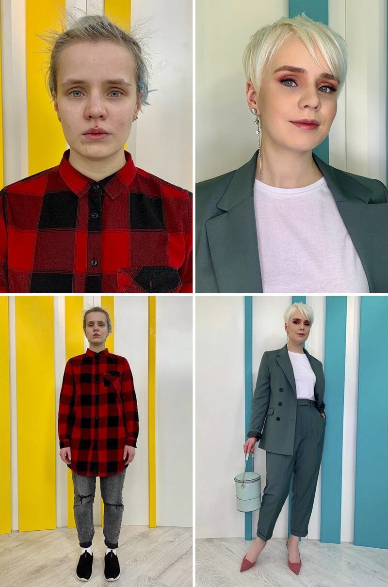 Фотография: 30 удивительных преображений: до и после встречи со стилистом Александром Роговым №9 - BigPicture.ru