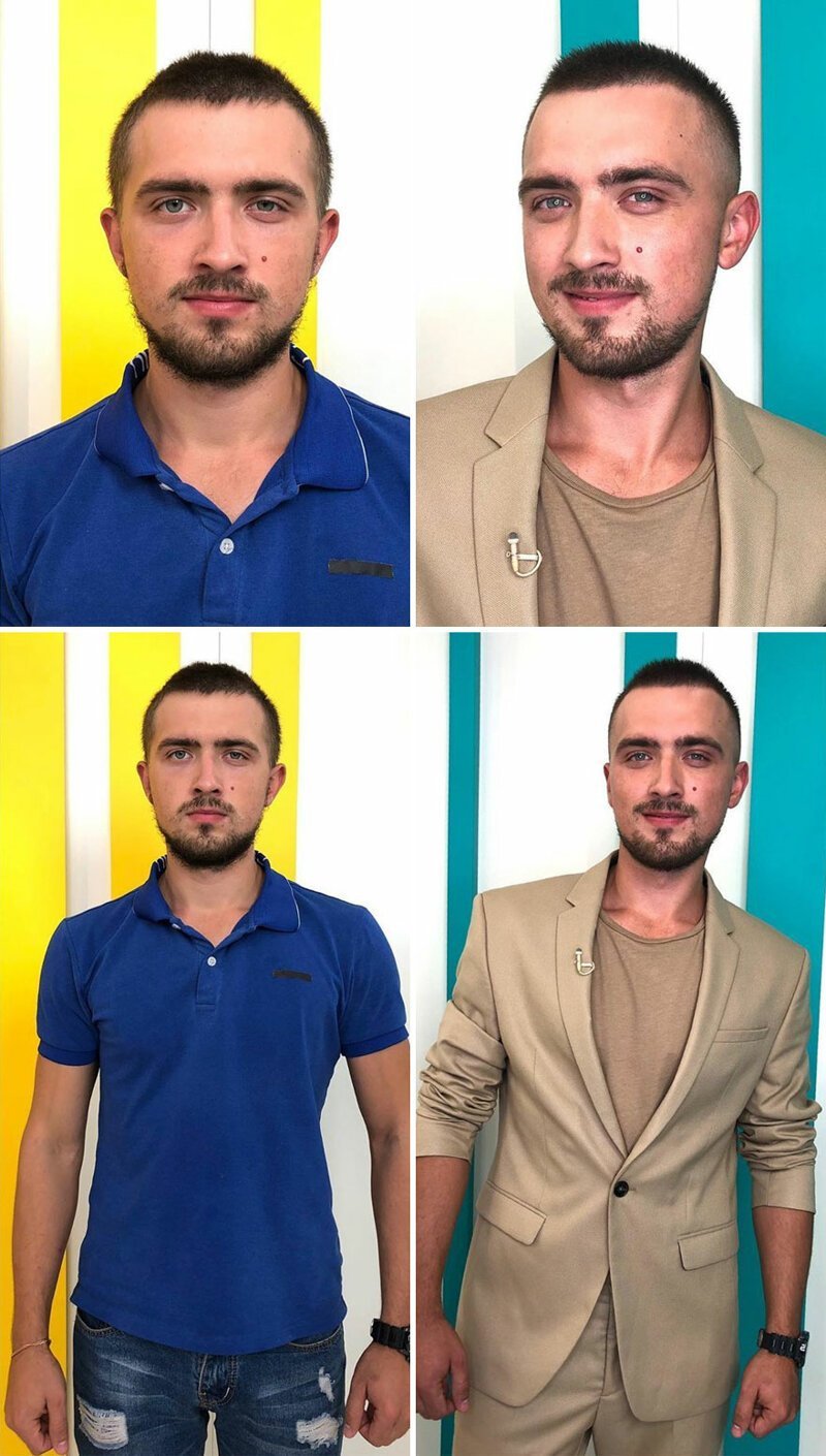 Преображение после стилиста фото до и после