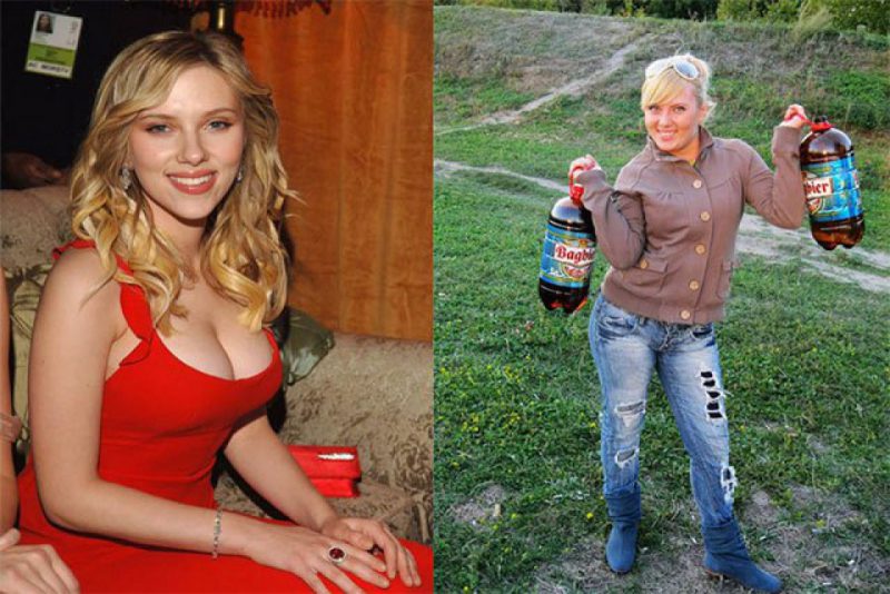 Фотография: 25 фото голливудских звезд до и после того, как они пожили в России №2 - BigPicture.ru