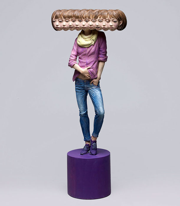 Фотография: Глитч-арт: работы японского скульптора, от которых у вас закружится голова №3 - BigPicture.ru