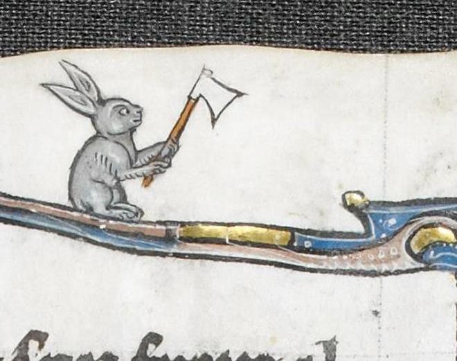 Фотография: 20 кроликов-убийц из средневековых книг. Почему именно этих зверьков рисовали такими злобными №6 - BigPicture.ru