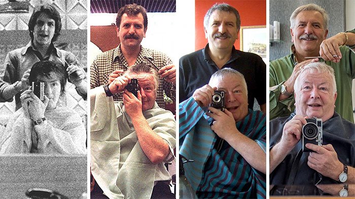 Фотография: Поход к парикмахеру длиною в жизнь: британец почти полвека делает вот такие селфи №6 - BigPicture.ru