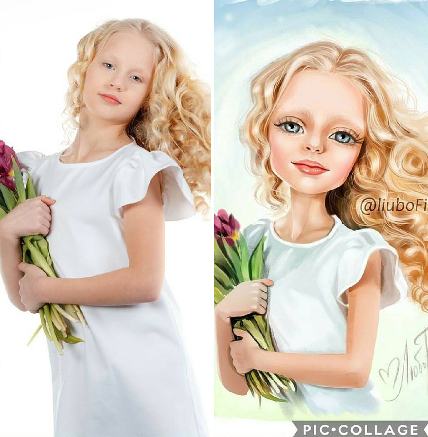 Фотография: Очаровательные дети-мультяшки на рисунках российской художницы №31 - BigPicture.ru