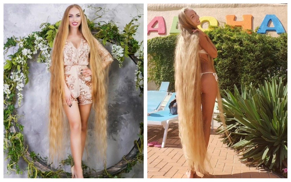 Одесситка Алена Кравченко - обладательница роскошных волос, длиной 1,8 метр...