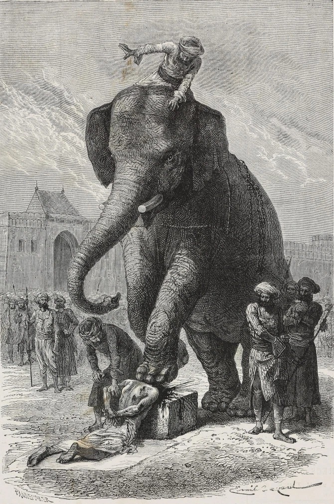 Фотография: От сажания на кол до затаптывания слонами: 5 самых жестоких казней за всю историю человечества №2 - BigPicture.ru