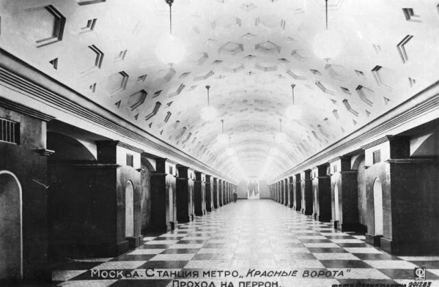 Фотография: Как выглядел московский метрополитен в 1935 году №18 - BigPicture.ru