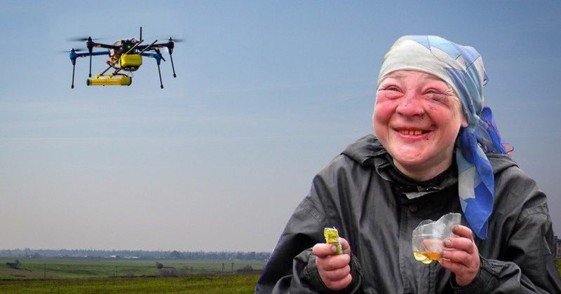 Фотография: Алкогольный дрон из Китая поставил мировой рекорд №1 - BigPicture.ru