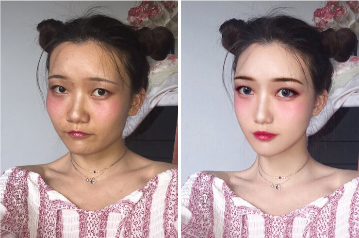 Фотография: 11 фото азиатских девушек до и после FaceTune №3 - BigPicture.ru