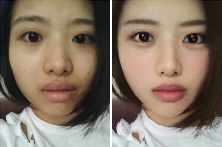 Фотография: 11 фото азиатских девушек до и после FaceTune №10 - BigPicture.ru