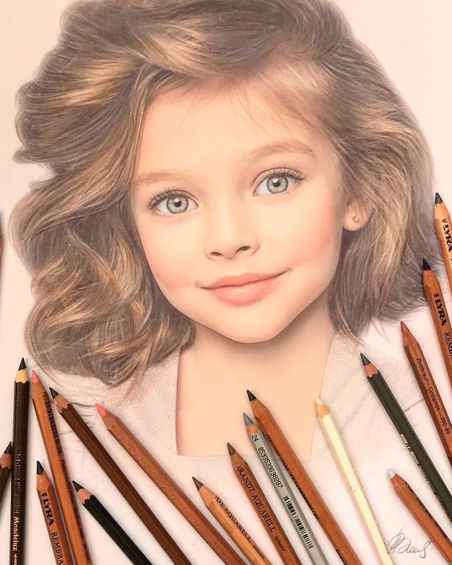 Фотография: Гиперреалистичные рисунки цветными карандашами от Лены Литвиной №20 - BigPicture.ru