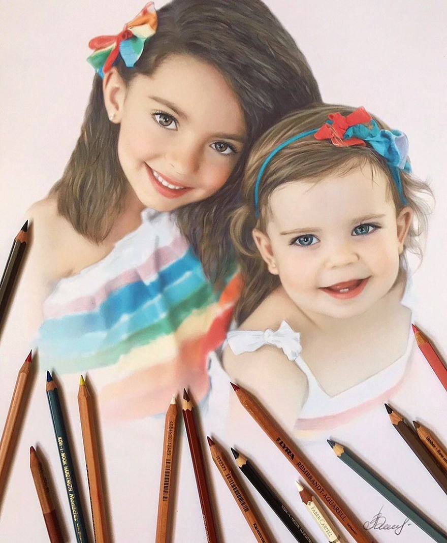 Фотография: Гиперреалистичные рисунки цветными карандашами от Лены Литвиной №33 - BigPicture.ru