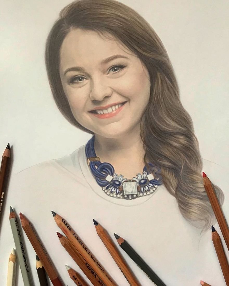 Фотография: Гиперреалистичные рисунки цветными карандашами от Лены Литвиной №39 - BigPicture.ru