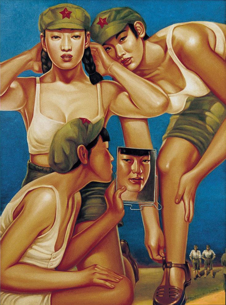 Фотография: Девушки в армии Китая: сексуальная живопись Ху Минь №11 - BigPicture.ru