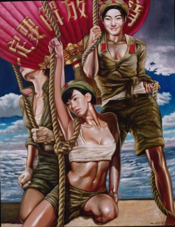 Фотография: Девушки в армии Китая: сексуальная живопись Ху Минь №14 - BigPicture.ru
