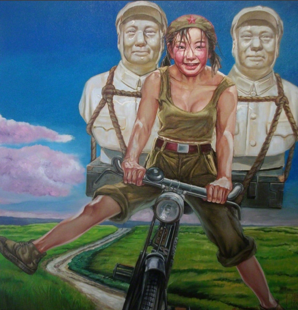 Фотография: Девушки в армии Китая: сексуальная живопись Ху Минь №32 - BigPicture.ru