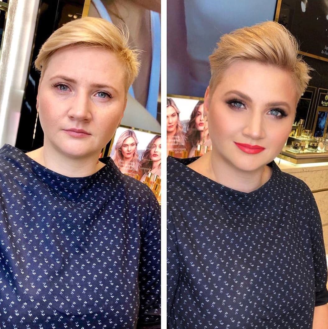 Фотография: 20 девушек до и после макияжа, которые посетили московского визажиста и стали ещё прекраснее №3 - BigPicture.ru