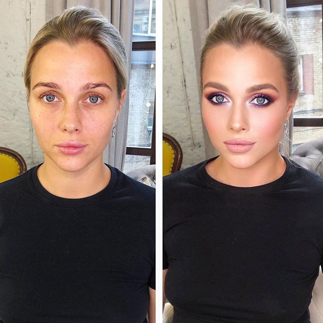 Фотография: 20 девушек до и после макияжа, которые посетили московского визажиста и стали ещё прекраснее №11 - BigPicture.ru