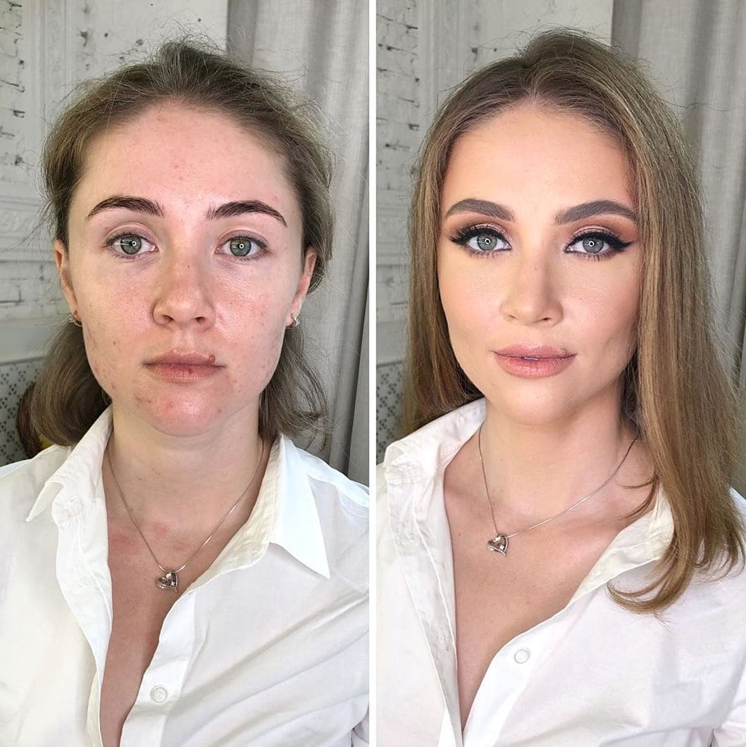 Фотография: 20 девушек до и после макияжа, которые посетили московского визажиста и стали ещё прекраснее №12 - BigPicture.ru