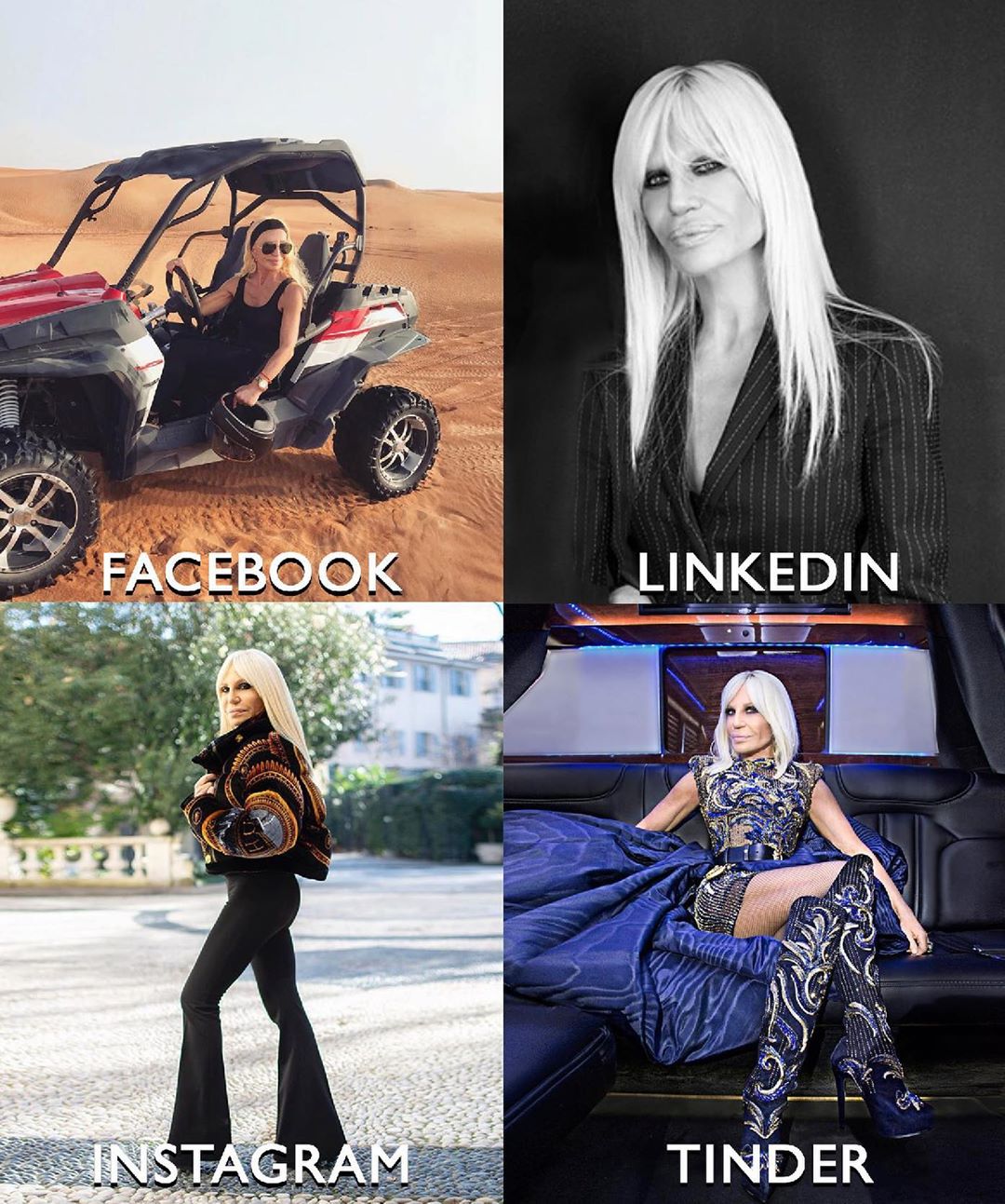 Фотография: Как выглядят люди в разных соцсетях: все сравнивают свои фото в LinkedIn, Facebook, Instagram и Tinder №4 - BigPicture.ru