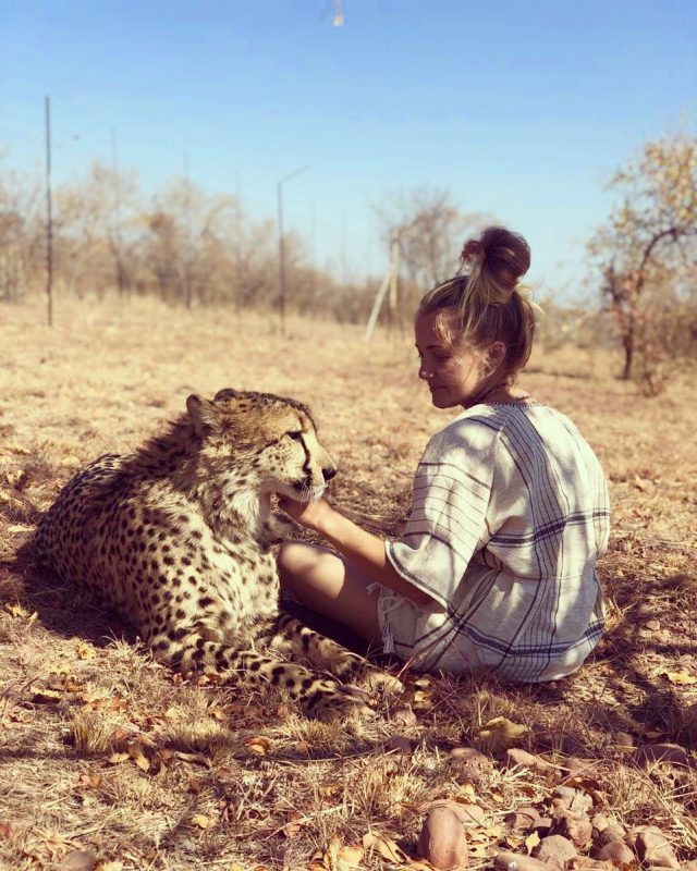 Фотография: В объятьях гепардов: эта девушка живет в дикой природе и считает хищников друзьями №3 - BigPicture.ru