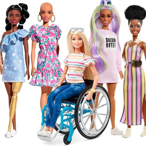 Фотография: Барби без волос, с витилиго и протезами: компания Mattel выпустит инклюзивных кукол №4 - BigPicture.ru