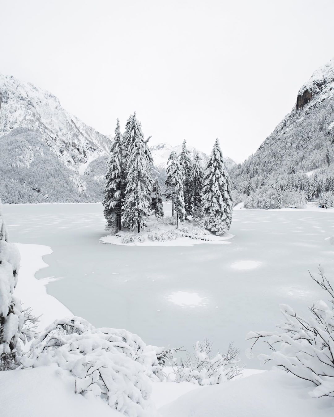 Волшебство зимы в снежных снимках Эрика Рейнхарта