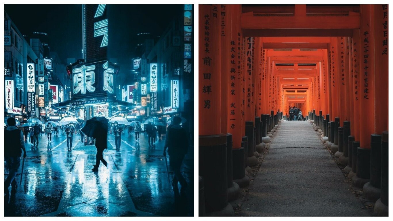 Фотография: Ночь и день: потрясающие городские пейзажи из Японии №1 - BigPicture.ru