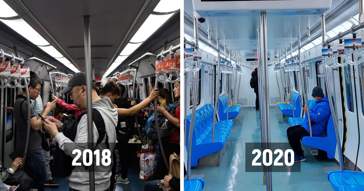 Фотография: До и после: как выглядит Китай без людей из-за коронавируса №1 - BigPicture.ru