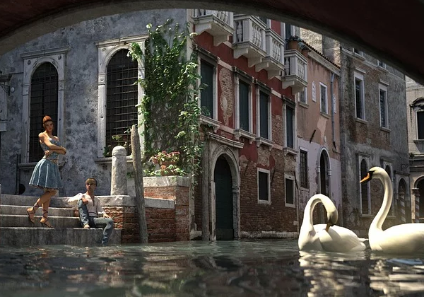 Природа восстанавливает баланс: в каналы Венеции вернулись лебеди и рыба