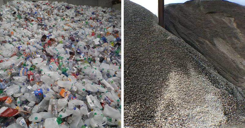 Фотография: Как в Британии мусор из пластиковых бутылок превращают в суперпрочные дороги №1 - BigPicture.ru
