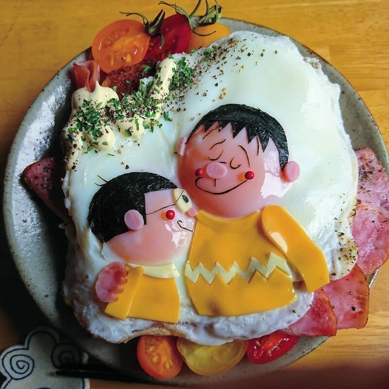 Фотография: Аппетитные и красивые блюда из яиц от многодетной японской мамы №37 - BigPicture.ru