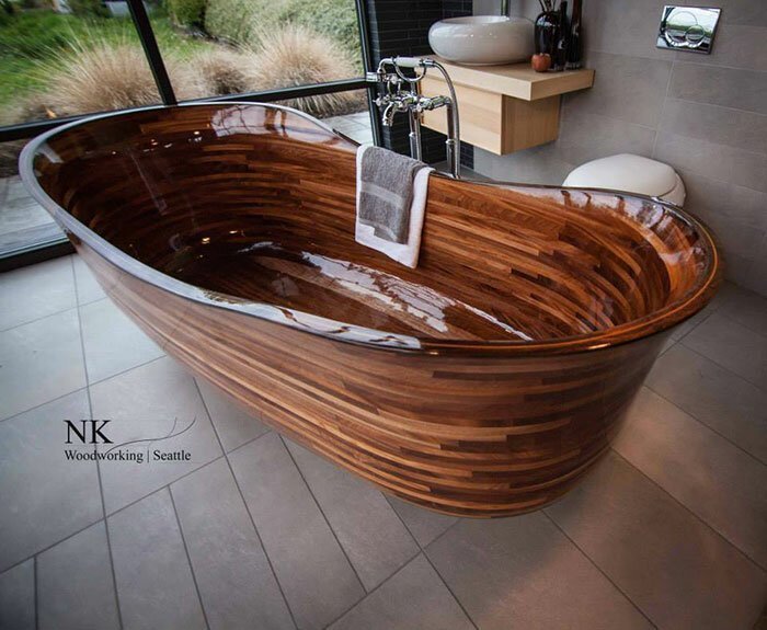 Фотография: Столяр-судостроитель создает потрясающие ванны из дерева №3 - BigPicture.ru