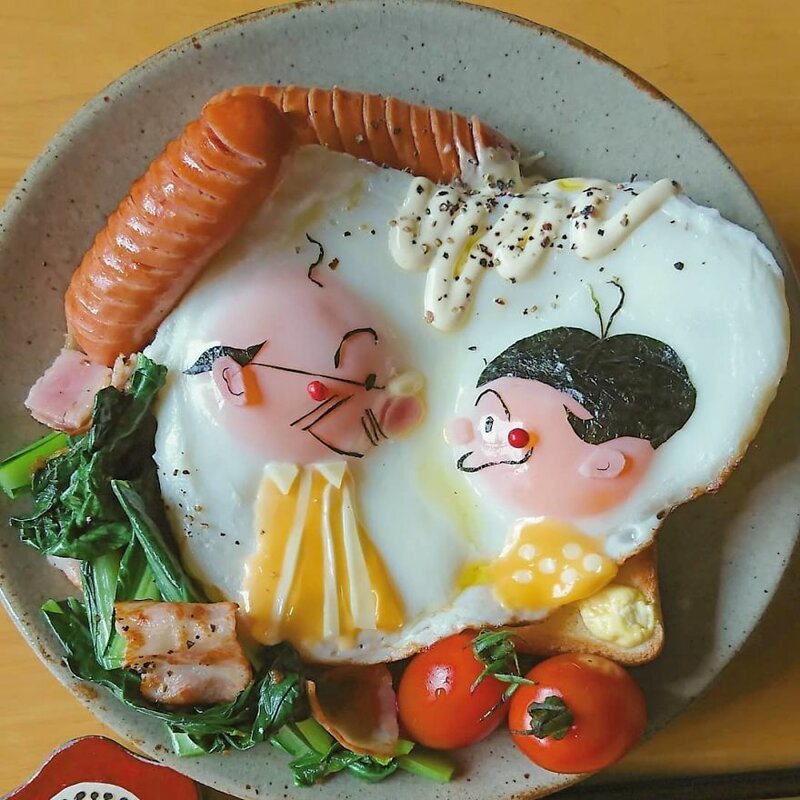 Фотография: Аппетитные и красивые блюда из яиц от многодетной японской мамы №36 - BigPicture.ru