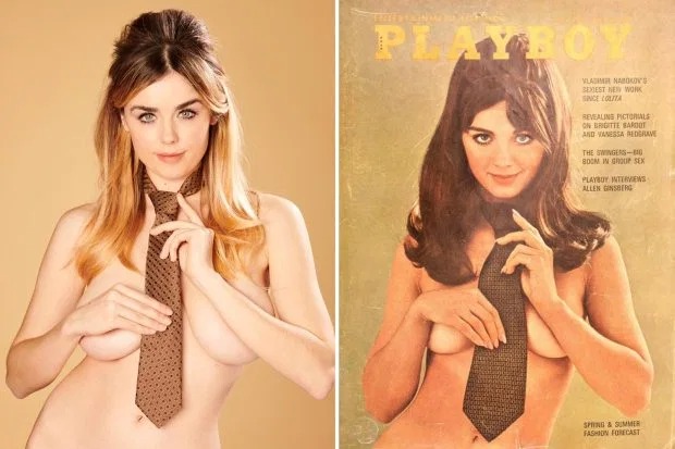 горячие красотки воссоздали культовые позы звезд Playboy