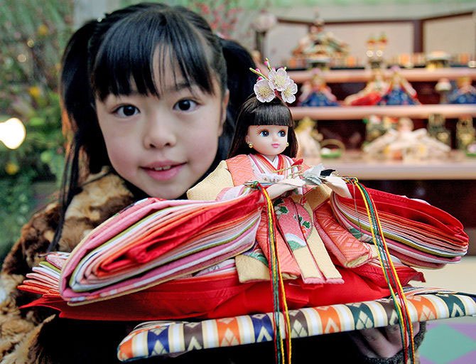 Сегодня в Японии — Хина мацури праздник кукол, девочек и цветения персиков…...