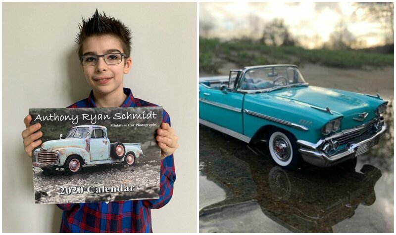 Фотография: 12-летний мальчик с аутизмом зарабатывает на снимках моделек авто №1 - BigPicture.ru