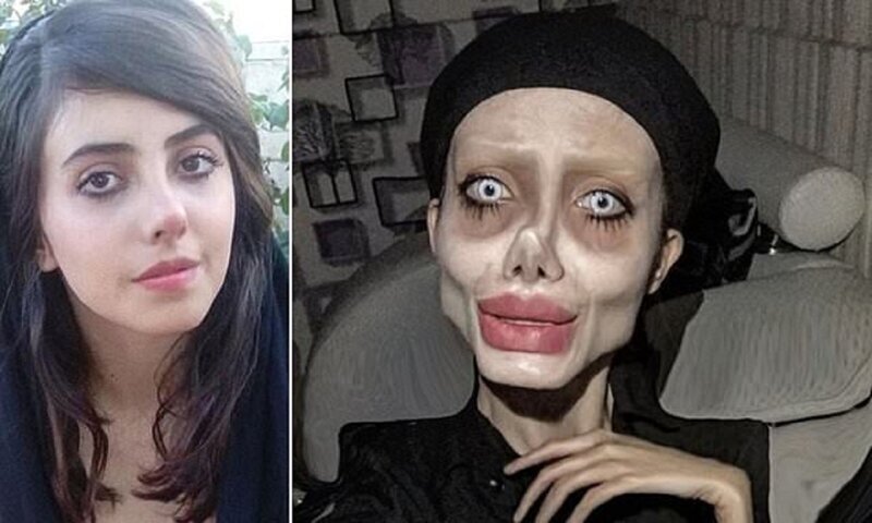 Фотография: Зомби-копия Анджелины Джоли умирает от коронавируса в иранской тюрьме №1 - BigPicture.ru